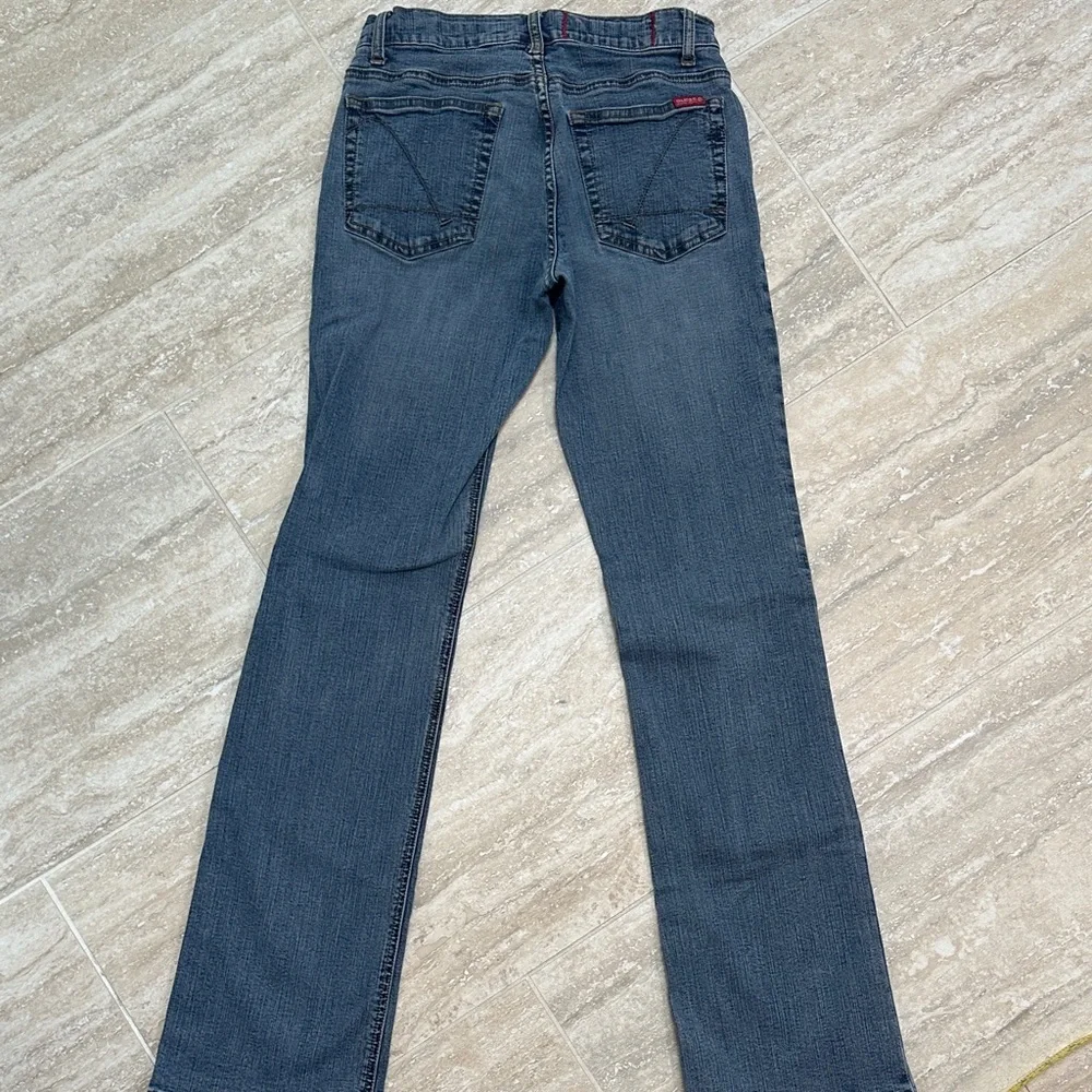 Vintage Guess Women's Straight Leg Blue Jeans